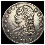 1833 Capped Bust Half Dollar CLOSELY UNCIRCULATED