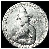 1920 Silver Pilgrim Half Dollar LIGHTLY CIRCULATED