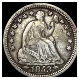 1853 Arrows Seated Liberty Half Dime NEARLY UNCIRC