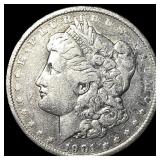 1901 Morgan Silver Dollar LIGHTLY CIRCULATED