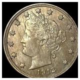 1912-D Liberty Head Nickel CHOICE AU