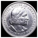 1893 Silver Columbian Half Dollar GEM BU