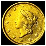 1851 Gold $1 Liberty Head CLOSELY UNCIRCULATED