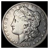 1894-O Silver Morgan Dollar NEARLY UNCIRCULATED