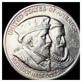 1924 Silver Huguenot-Walloon Half Dollar UNCIRCULA