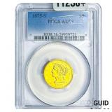 1875-S $5 Gold Half Eagle PCGS AU58