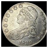 1832 Capped Bust Half Dollar LIGHTLY CIRCULATED