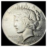 1935 Peace Silver Dollar CLOSELY UNCIRCULATED