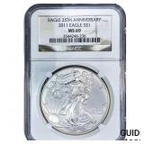 2011 Silver Eagle NGC MS69
