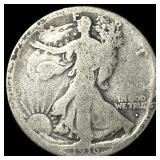 1916 Walking Liberty Half Dollar NICELY CIRCULATED