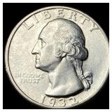 1932 Silver Washington Quarter UNCIRCULATED