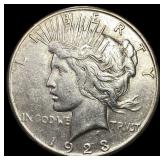 1923-S Silver Peace Dollar CLOSELY UNCIRCULATED