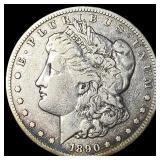 1890-CC Silver Morgan Dollar NEARLY UNCIRCULATED