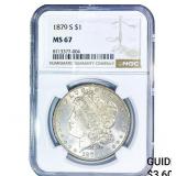 1879-S Morgan Silver Dollar NGC MS67