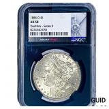 1886-O Morgan Silver Dollar NGC AU58 VaultBox S 9