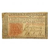 1776 Mar 25, 1776 3 Shillings New Jersey (Fr. NJ17