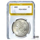 1882 Morgan Silver Dollar PGA MS64