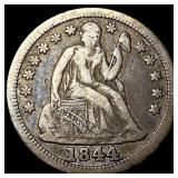 1844 Seated Liberty Dime LIGHTLY CIRCULATED