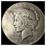 1935-S Silver Peace Dollar LIGHTLY CIRCULATED