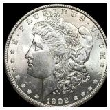 1902-O Silver Morgan Dollar CHOICE BU