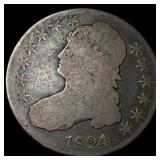 1824 Capped Bust Half Dollar NICELY CIRCULATED