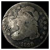 1829 Capped Bust Dime NICELY CIRCULATED
