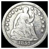 1857-O Silver Seated Liberty Half Dime  LIGHTLY C