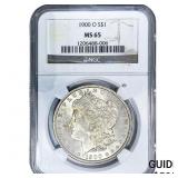 1900-O Morgan Silver Dollar NGC MS65