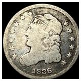 1836 Capped Bust Half Dime LIGHTLY CIRCULATED