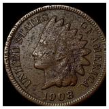 1908-S Indian Head Cent CLOSELY UNCIRCULATED
