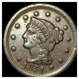 1851 Braided Hair Large Cent CLOSELY UNCIRCULATED
