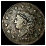 1828 Coronet Head Large Cent LIGHTLY CIRCULATED
