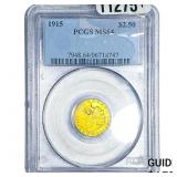 1915 $2.50 Gold Quarter Eagle PCGS MS64