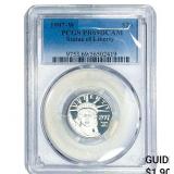 1997-W $25 Statue of Liberty Platinum 1/4oz PCGS P