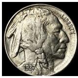 1937-S Buffalo Nickel CLOSELY UNCIRCULATED