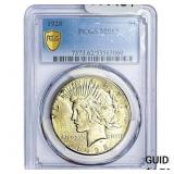 1928 Silver Peace Dollar PCGS MS62