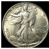 1947-P Silver Half Dollar Walking Liberty CHOICE A