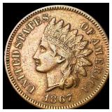 1867 Indian Head Cent CLOSELY UNCIRCULATED