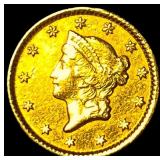 1853-O Gold $1 Liberty Head CLOSELY UNCIRCULATED