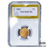 1904 Indian Head Cent PGA MS65 RD
