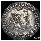 Italian States Napoli Philip II 1556-1598 Silver
