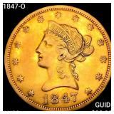 1847-O $10 Gold Eagle CHOICE AU