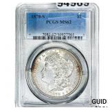 1878-S Morgan Silver Dollar PCGS MS62