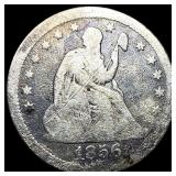 1856 Seated Liberty Quarter NICELY CIRCULATED