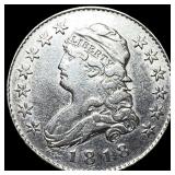 1818 Capped Bust Silver Quarter CLOSELY UNCIRCULAT