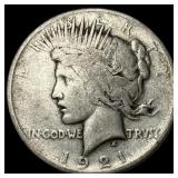 1921 Silver Peace Dollar LIGHTLY CIRCULATED