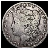1894-O Silver Morgan Dollar NEARLY UNCIRCULATED
