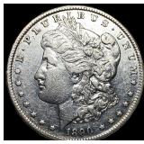 1890-CC Silver Morgan Dollar CLOSELY UNCIRCULATED