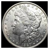 1887 Morgan Silver Dollar CHOICE AU