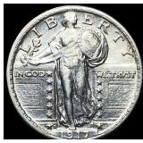 1917-S Silver Standing Liberty Quarter UNCIRCULATE